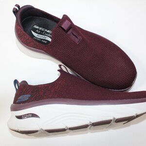 Sketchers Men’s Air Cooled Arch Fit Burgundy Slip-on‎ Shoe Size 9 Extra Wide